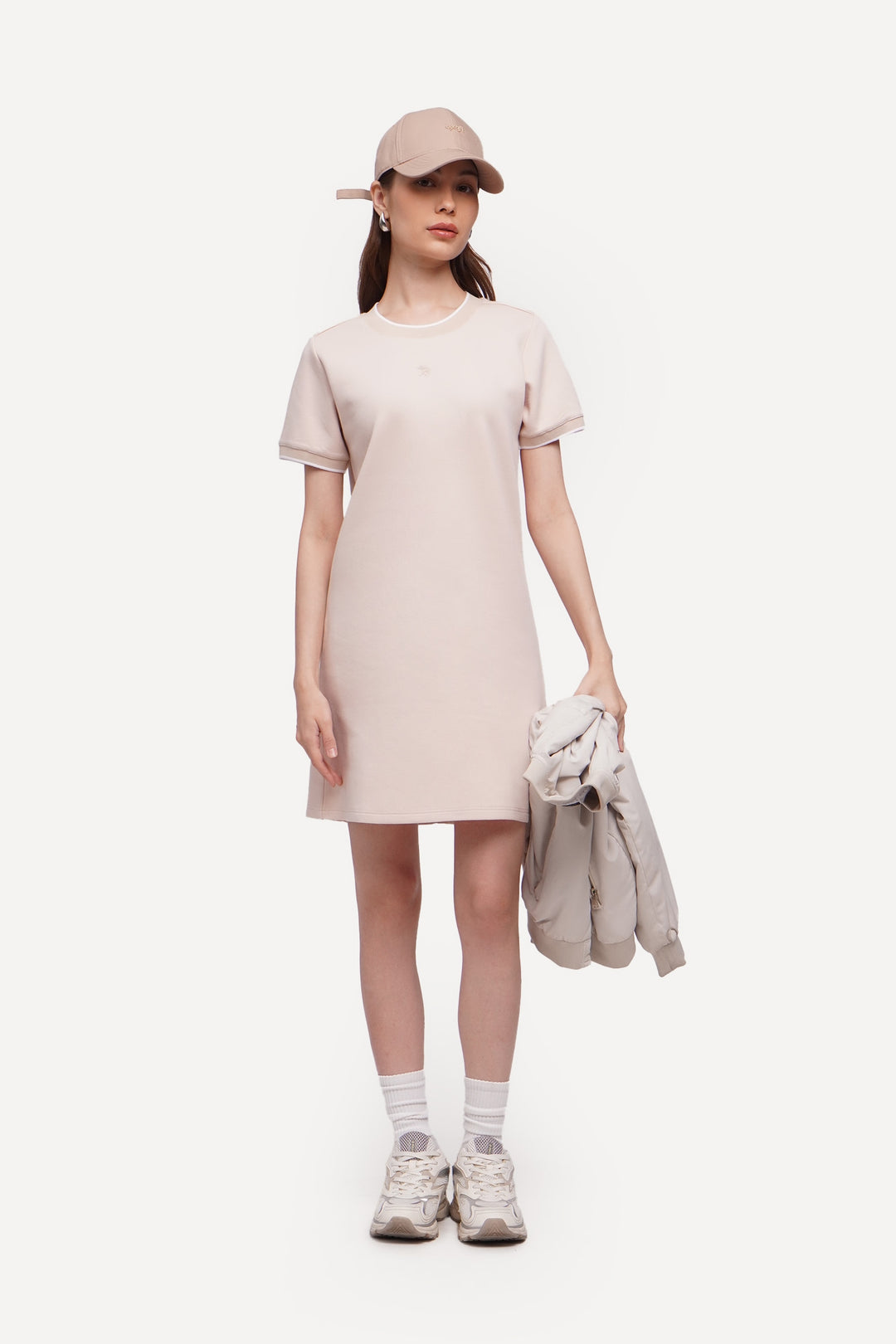 Ringer Taping T-Shirt Dress