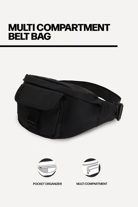 Multi Compartment Bum Bag