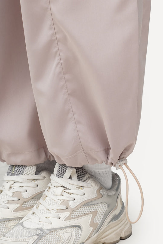 Panelled Pull-Up Trousers