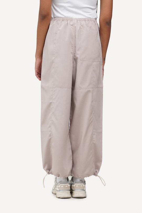 Panelled Pull-Up Trousers