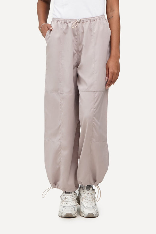 Panelled Pull-Up Trousers