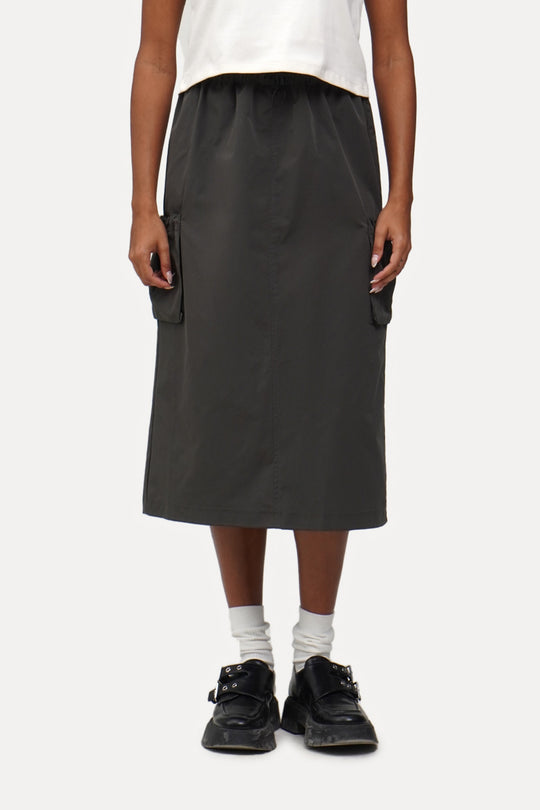 Midi Skirt With Puller