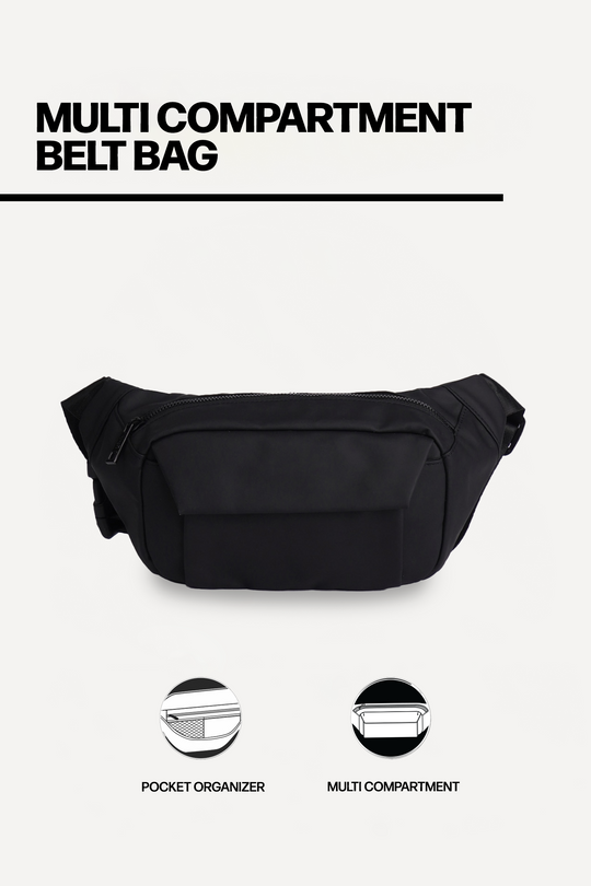 Multi Compartment Bum Bag