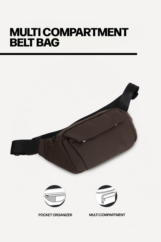 Multi Compartment Bum Bag