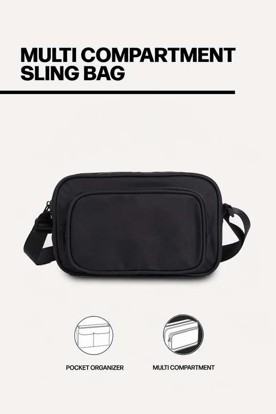 Multi Compartment Sling Bag