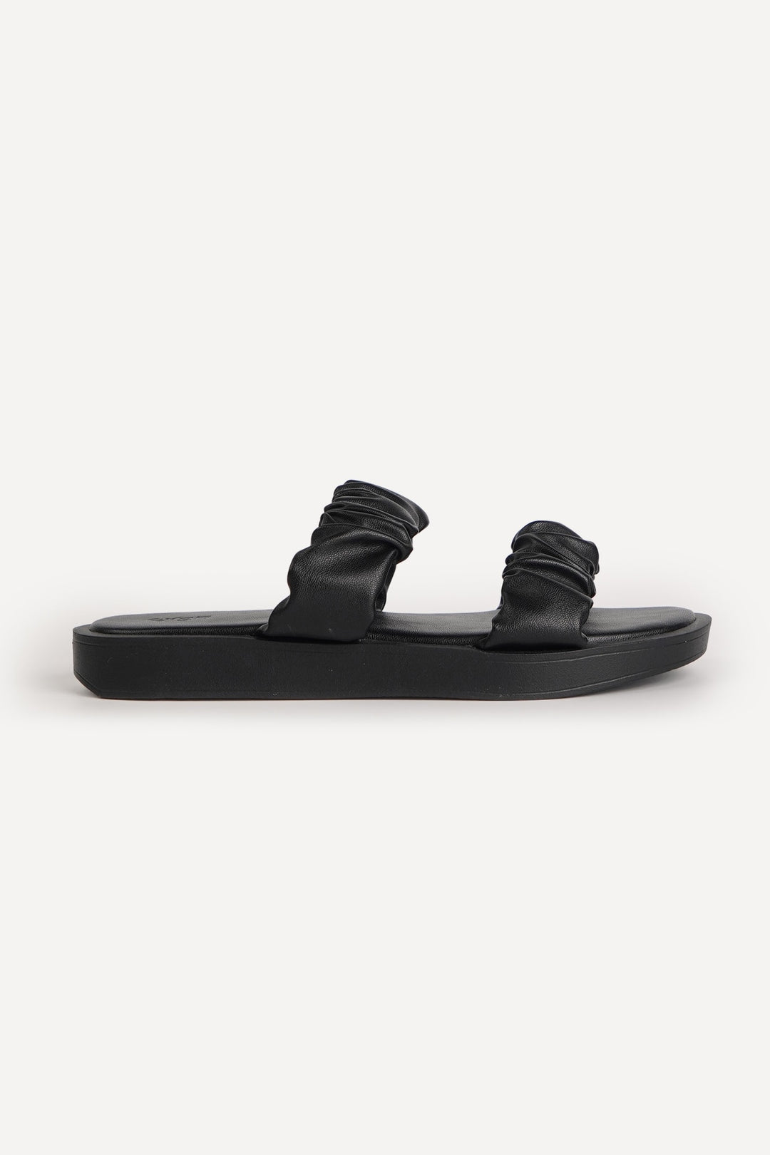 Ladies' Chunky Ruched Chunky Sandals