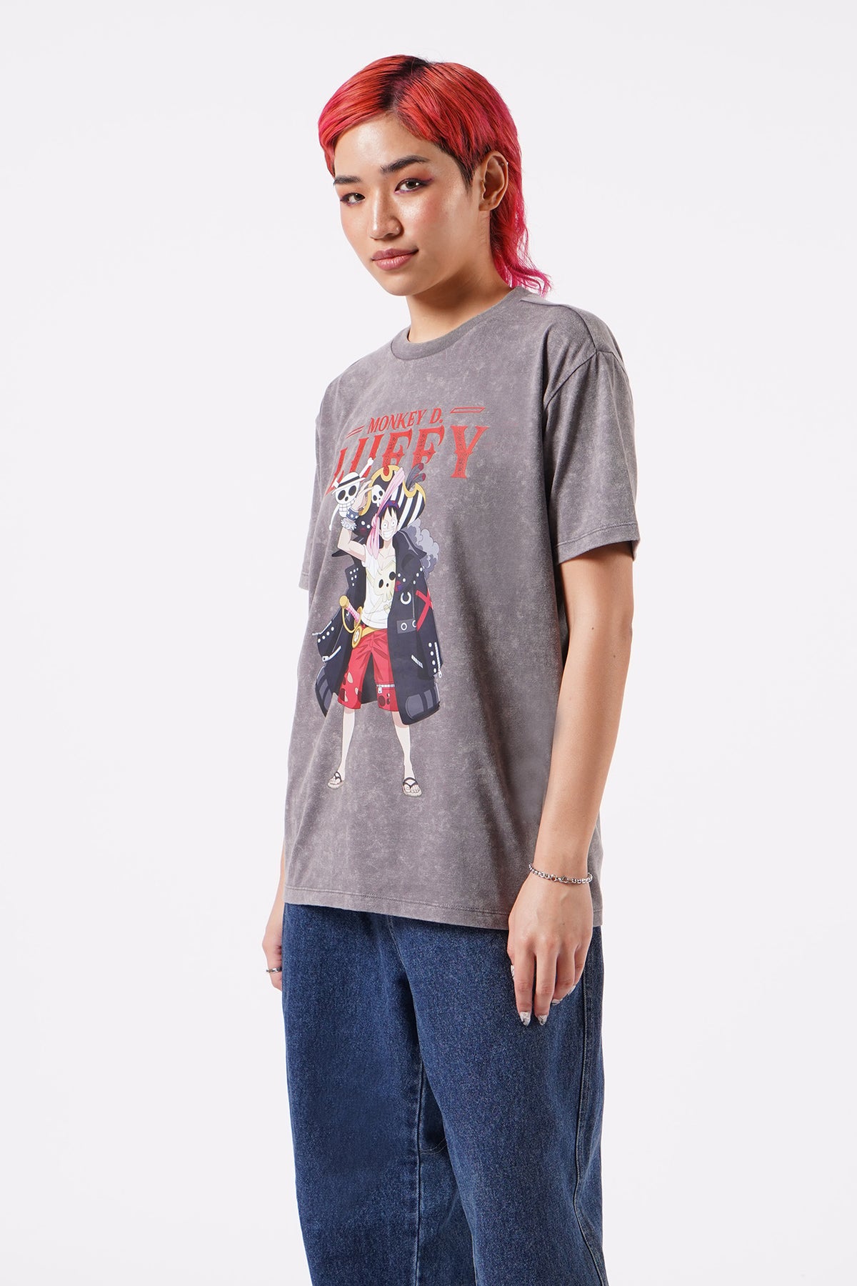 One Piece Film Red x OXGN Luffy Overdye T-Shirt