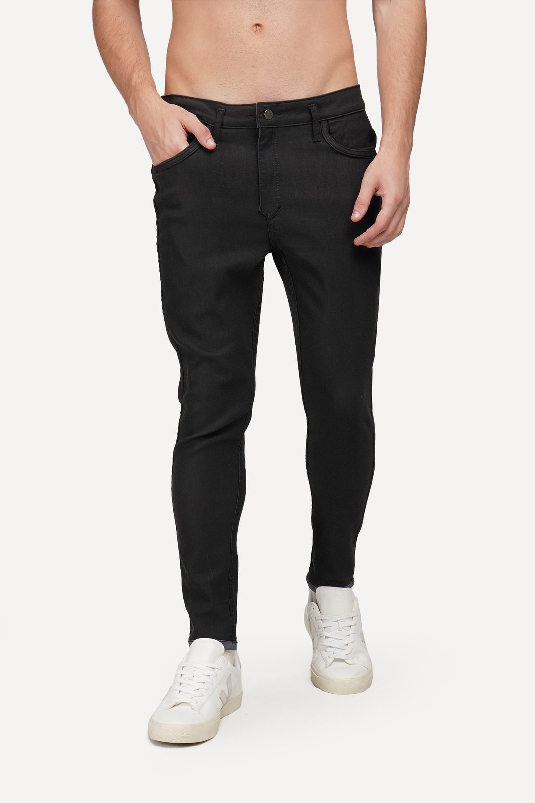 Buy OXGN Slim Tapered Trousers 2024 Online